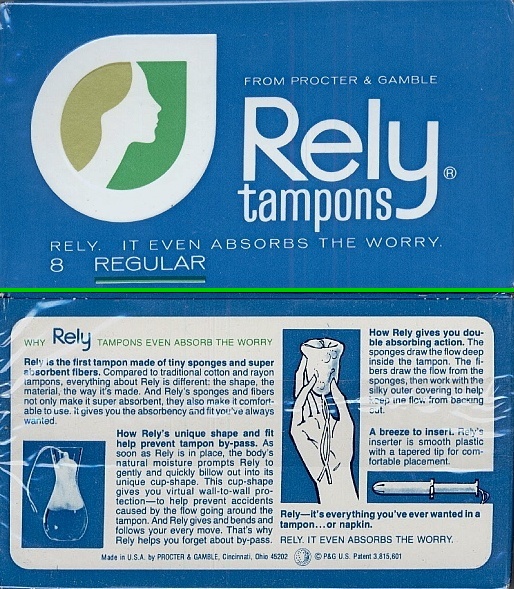 dangers tampons rely